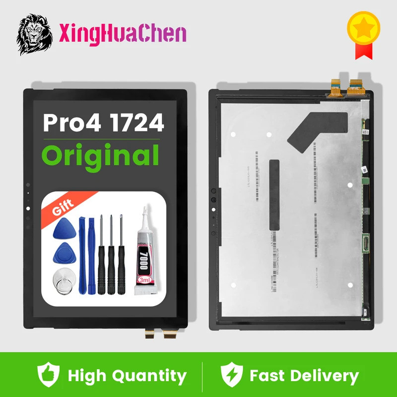 Aaa + Original สําหรับ Microsoft Surface Pro4 Pro 4 1724 จอแสดงผล LCD Touch Screen Digitizer Assembl