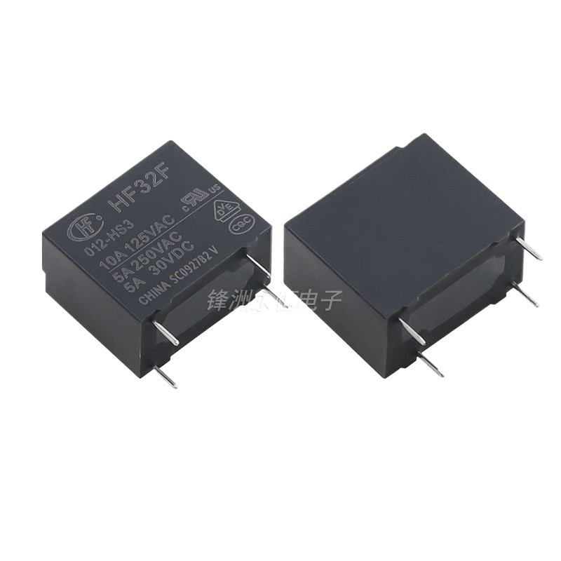 V รุ่น HF32F-012-HS3 เครื่องกําเนิดมาโครดั้งเดิม 5A4 Pins ปกติเปิด JZC-32F-012-HS3