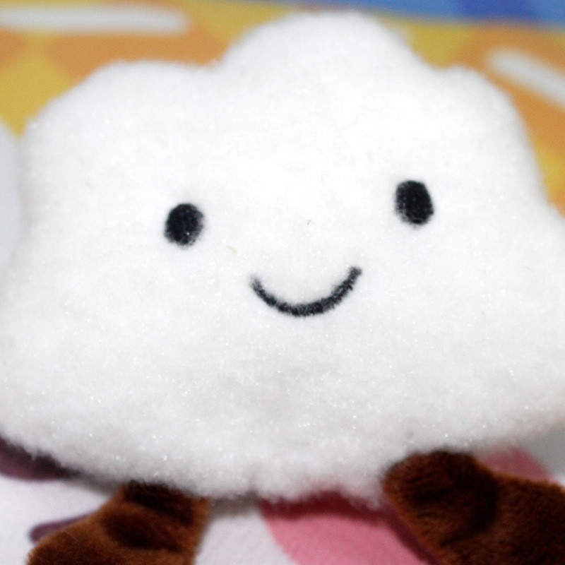 แฟชั่นพวงกุญแจเมฆน่ารัก-การ์ตูนนุ่มตุ๊กตากระเป๋าเป้สะพายหล รูปที่ 4