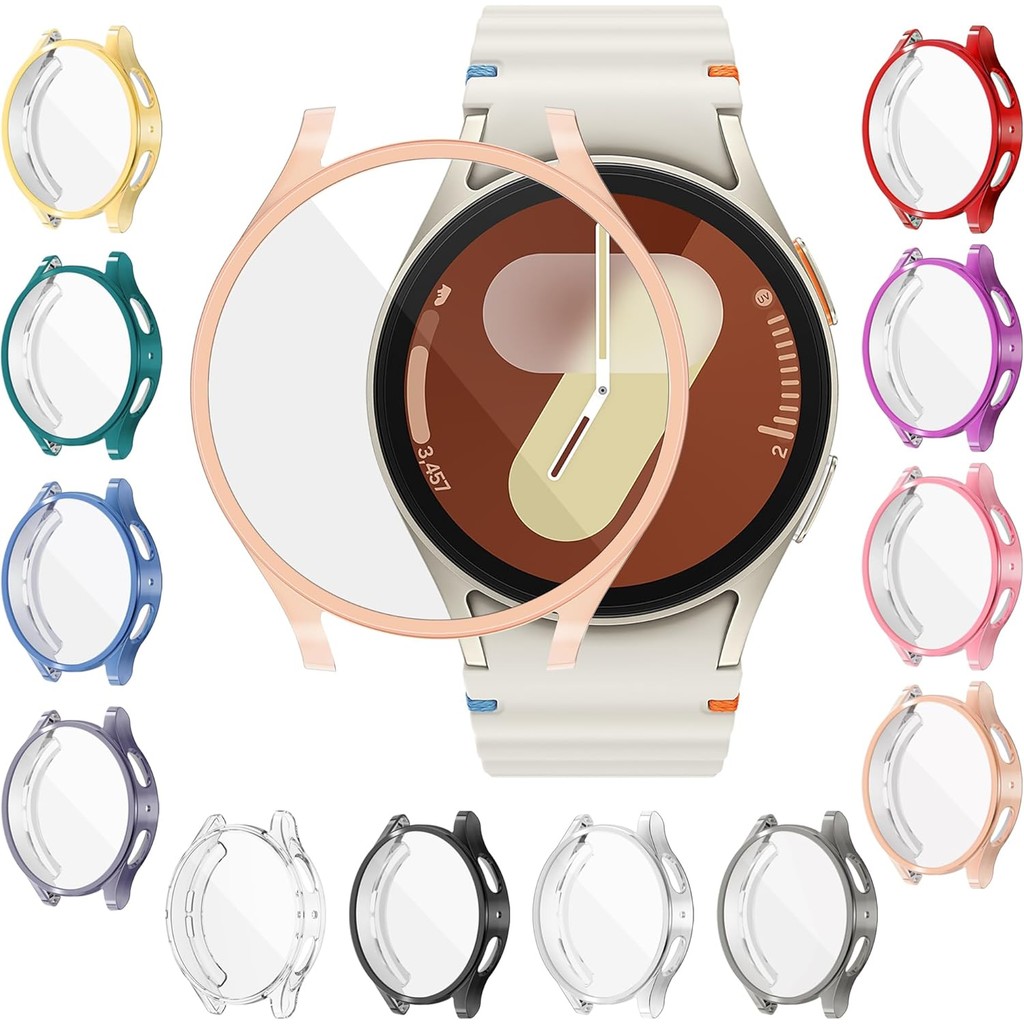 สําหรับ Samsung Galaxy Watch 7 6 5 4 40 มม.44 มม.ป้องกันหน้าจอ Soft TPU All-Around ป้องกันสําหรับนาฬิกา 6 คลาสสิก 47 มม.43 มม.