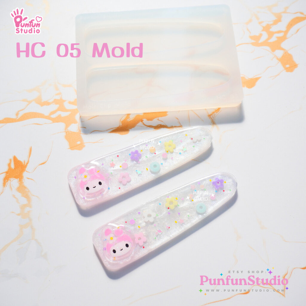 แม่พิมพ์กิ๊บติดผม HC 05 Hair Clip Mold