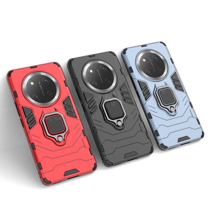 ปลอกสําหรับ honor X9C 5G 2024 honor X9C X9 X9b X9a 5G 4G กรณีเกราะกันกระแทกแหวน Stand Holder ป้องกัน Anti Fall Drop ฝาหลัง