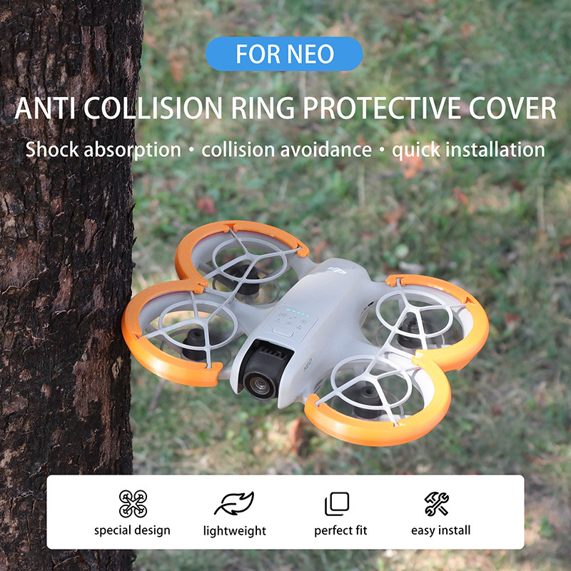 สําหรับ DJI NEO ใบพัด Crash แหวนสําหรับ DJI NEO ป้องกันรอยขีดข่วนสําหรับ DJI NEO อุปกรณ์เสริมสําหรับกล้องมือถือ