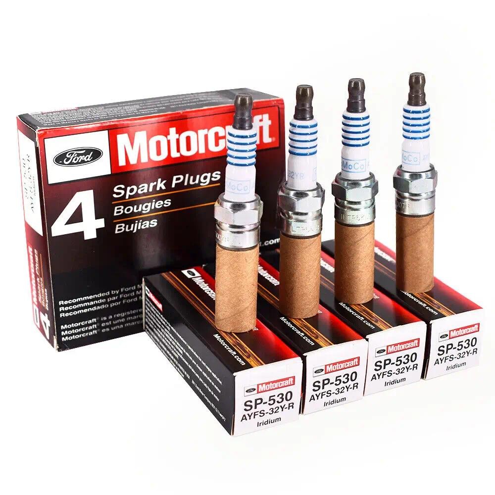 หัวเทียน Motorcraft Iridium ของแท้ 4 x Ford Escape แทนที่ AYFS32YR SP530