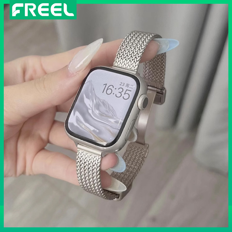 สายรัดแม่เหล็กสําหรับapleนาฬิกาultra 49 มม.S10 46 มม.42 มม.44 มม.45 มม.40 มม.41 มม.38 มม.สร้อยข้อมือ