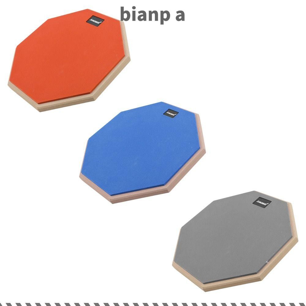 แผ่นรองฝึกซ้อมกลอง BIANPA, แผ่นรองกลองฝึกซ้อมสองด้านขนาด 8 นิ้ว, แผ่นรองกลองคนรักดนตรีเริ่มต้นดูดซับแรงกระแทกมืออาชีพสแนร์ยืนเพอร์คัชชัน