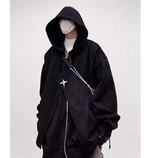 Asrv อเมริกันฮิปฮอปปลอมสองชิ้นเสื้อคลุมด้วยผ้าฤดูใบไม้ร่วงหล…