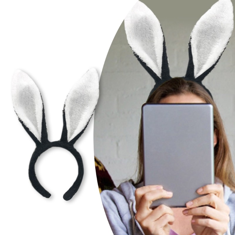 Bbd Plush Bunnies หูแถบคาดศีรษะการ์ตูนแสดงคอสเพลย์ Hairband Carnivals Party Photo Props