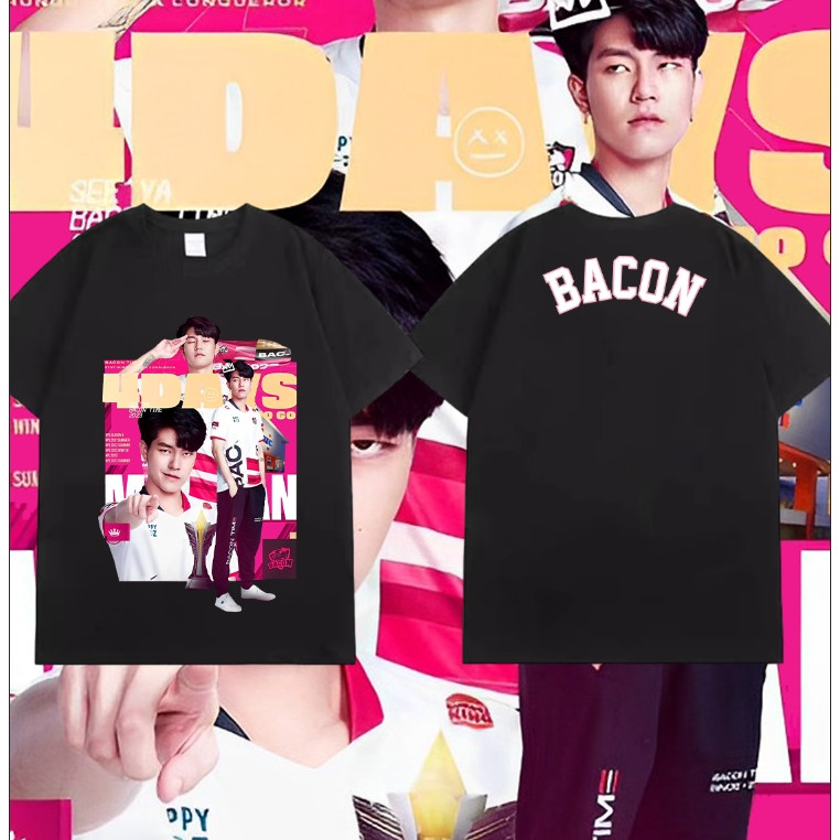 ✨ปกติ (🔥เสื้อเฮีย🔥) เสื้อ  Bacon Time ไม่จำกัดเพศ cotton 100% ขนาด S-5XL ✨