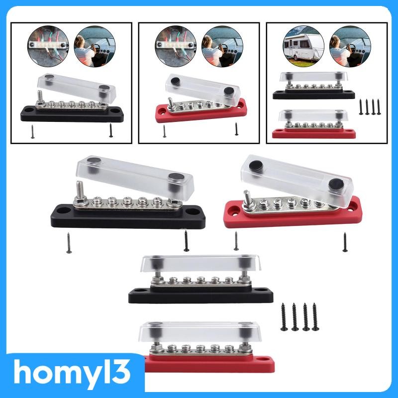 [Homyl3] 5 Terminal Bus Bar High Current Busbar อเนกประสงค์ ติดตั้งง่าย ทนทาน