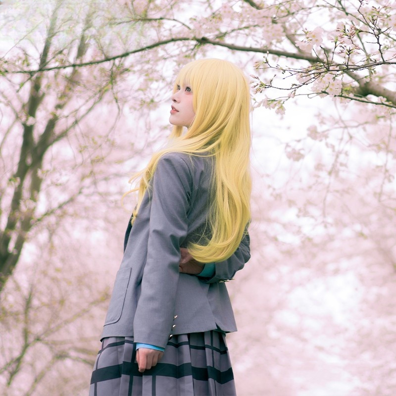 Zst โกหกของคุณในเดือนเมษายน Miyazono Kaori Arima Kousei คอสเพลย์เครื่องแต่งกายญี่ปุ่นอะนิเมะชุดนักเรียนฮาโลวีนชุดและวิกผม ราคา ถูกที่สุด ดีลบีเคเค แกลเลอรีภาพที่ 7