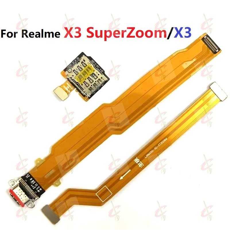 ชาร์จ flex สําหรับ Realme X3 SuperZoom LCD แพรต่อจอ แพรต่อบอร์ด (Board Flex) สายแพร RMX2086 RMX2142 RMX2081 RMX2085 RMX2083