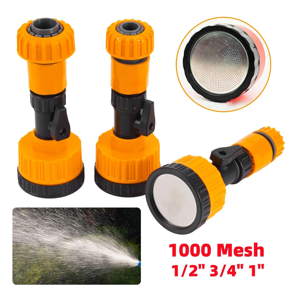 1000ตาข่ายต้นกล้าหัวสปริงเกลอร์ชุด1/2 "3/4" 1"สวนเรือนกระจกชลประทานชั้นทําความสะอาดสปริงเกลอร์