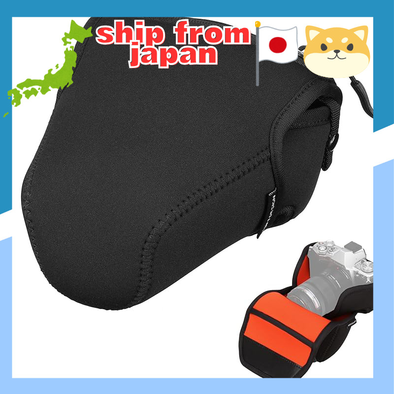 Hakuba HAKUBA DSLR Camera Case Luft Design Slim Fit Camera Jacket S-90 Black DCS-03S90BK