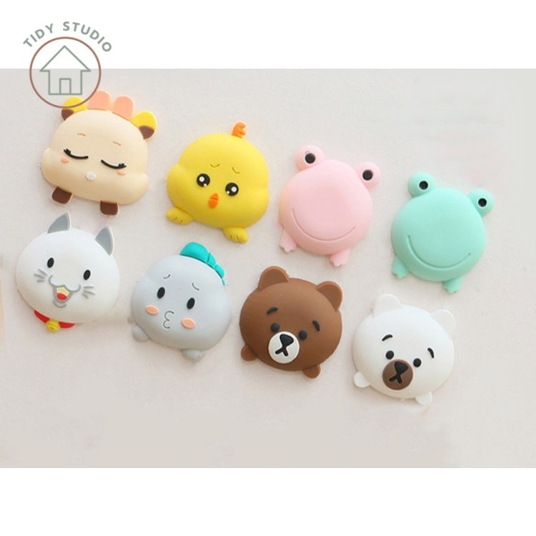 ซิลิโคน ยางกันกระแทก ลูกบิดประตู ขอบโต๊ะ พร้อมเทปกาว ลายการ์ตูนน่ารัก