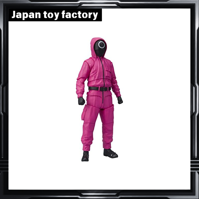 TAMASHII NATIONS S.H. Figuarts Squid Game Masked Worker/Masked Manager, approximately 145mm, made of