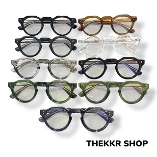 KKR EYEWEAR | CANAAN แว่นกรองแสงบลูออโต้แท้! สไตล์วินเทจ ทรงเรโทร ป้องกันแสงสีฟ้าแสงแดด [ เลนส์เปลี่ยนสี ] รุ่นA5411