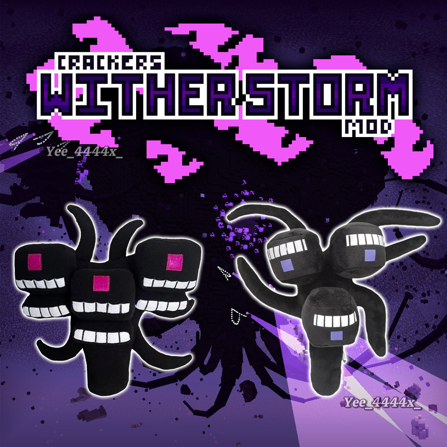 30cm Wither Storm Plush ของเล่นเกมตุ๊กตา Wither Storm ตุ๊กตาอุปกรณ์ต่อพ่วงของขวัญสําหรับแฟนๆเด็ก antirtth