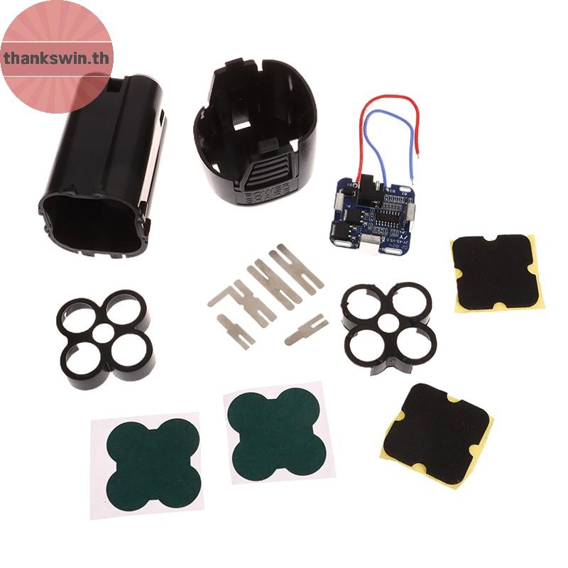 Thankswin 4S BMS 18650 กล่องเก็บ 16.8V BMS PCBA สําหรับเครื่องมือไฟฟ้าพร้อมผู้ถือความจุนิกเกิลป้ายไม
