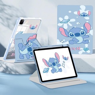 [ready stock]เคสไอแพด 13 นิ้ว หมุน 360° Air6/7 5/4 1/2 3 ช่องใส่ปากกาขวา pro12.9 pro13 11 gen10 7/8/9 5/4 เคส iPad gen11