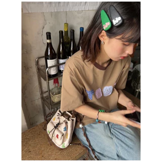Tagi. Candy Leather Hair Clip กิ๊บติดผม