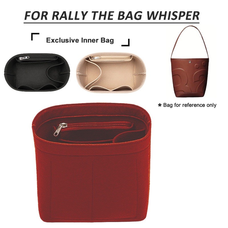 For Rally The Bag Whisper Felt Cosmetic Bag Bucket Bag Linner Storage Bag Support