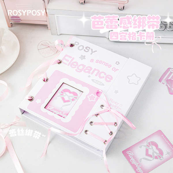 แฟ้มการ์ด card folder Rosyposy Soft Set สมุดการ์ดโปเกมอนน้อย Four Palace สมุดเก็บการ์ดขนาดเล็กมูลค่า