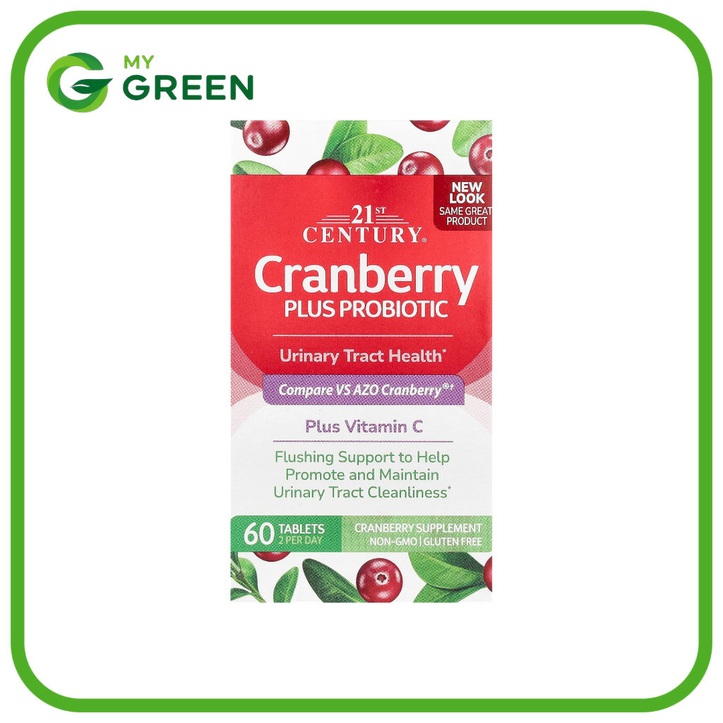 21st Century, Cranberry Plus Probiotic, 60 Tablets