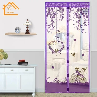 NK_HOME1 ม่านกันยุง สินค้ามีแม่เหล็กในตัว ติดประตู มี5สีให้เลือกซื้อ ขนาด 90x210CM