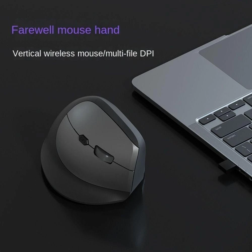 เมาส์เล่นเกม TPWGF 2.4G DPI 800/1200/1600 6 ปุ่ม เมาส์แนวตั้ง thumbnail 4