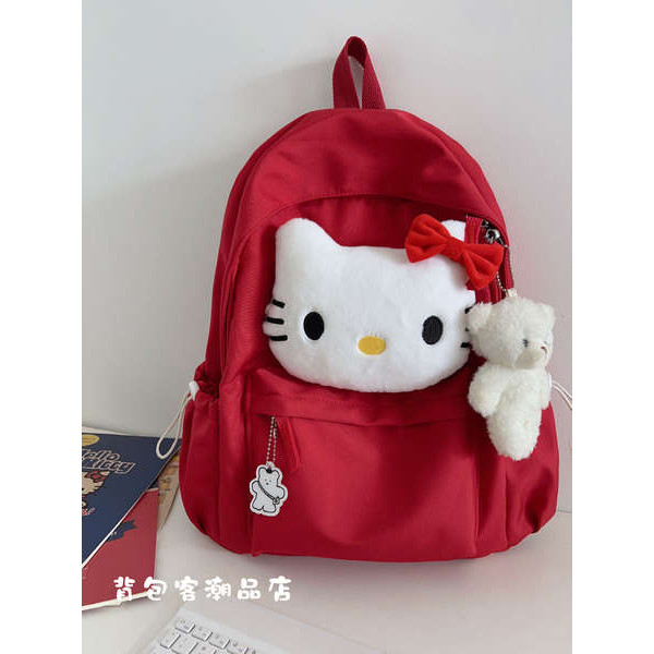 กระเป๋าเป้ backpack ต้นฉบับญี่ปุ่น hellokitty กระเป๋านักเรียนน่ารัก Girl Junior High School Student 