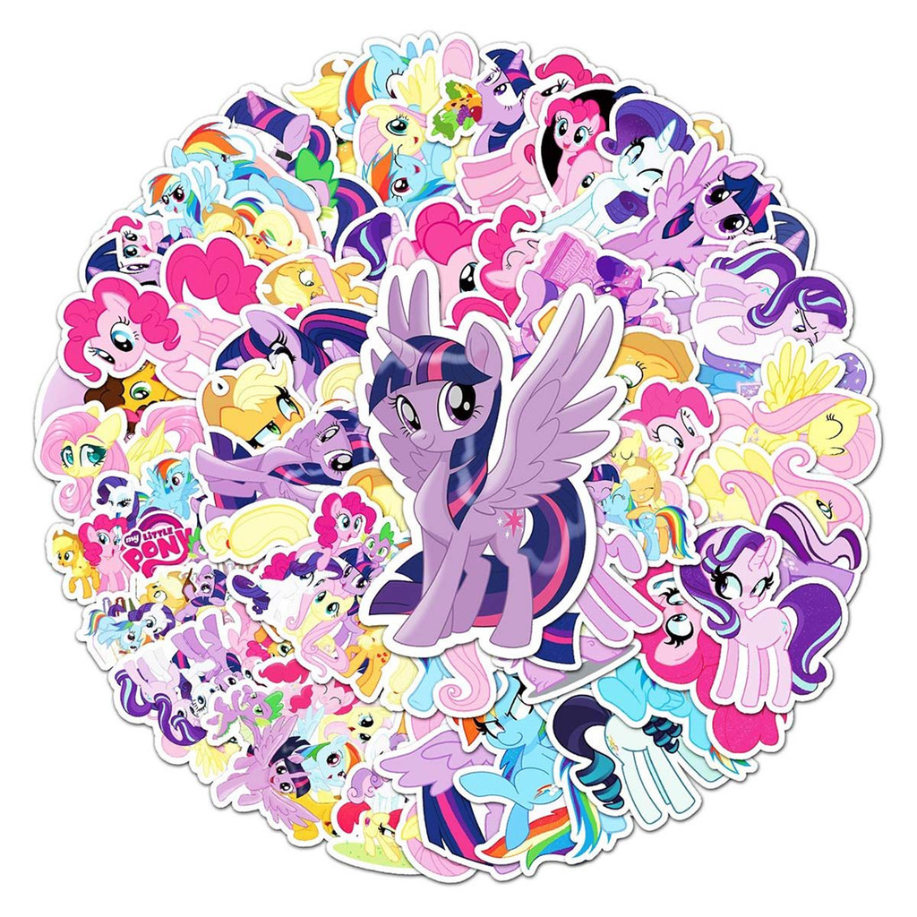 ✨พร้อมส่ง✨มายลิตเติ้ลโพนี่ My Little Pony sticker สติกเกอร์ กันน้ำ รูปแบบที่แตกต