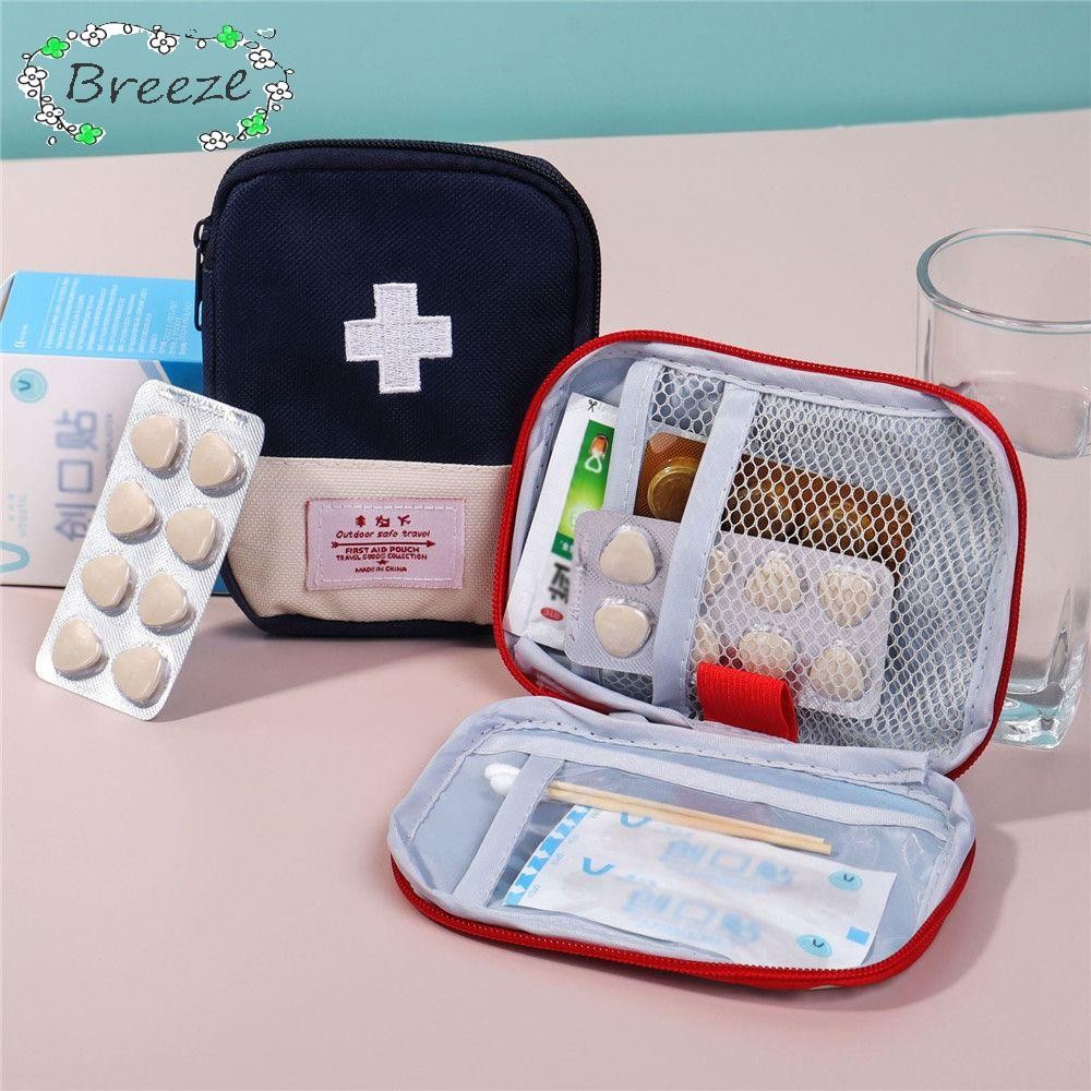 BREEZE ชุดฉุกเฉินชุดปฐมพยาบาลสําหรับเดินทางขนาดเล็กในครัวเรือน