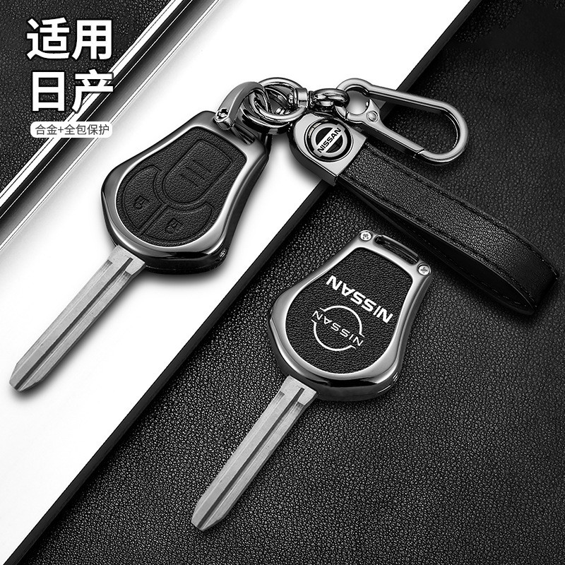 เคสกุญแจ Nissan รุ่นตรงฝาครอบกุญแจ 2014 Tiida c12 Alma Almera 2018 เคสกุญแจรถยนต์ เคสกุญแจรีโมทรถยนต์
