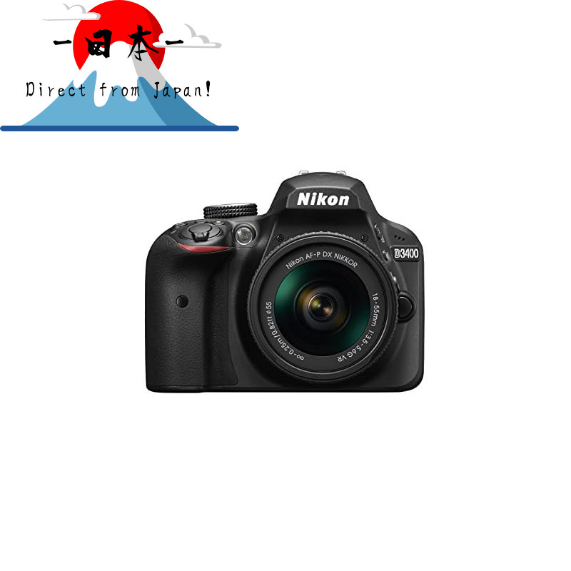 [Direct from Japan]
Nikon Digital Single-Lens Reflex Camera D3400 AF-P 18-55 VR Lens Kit Black D3400