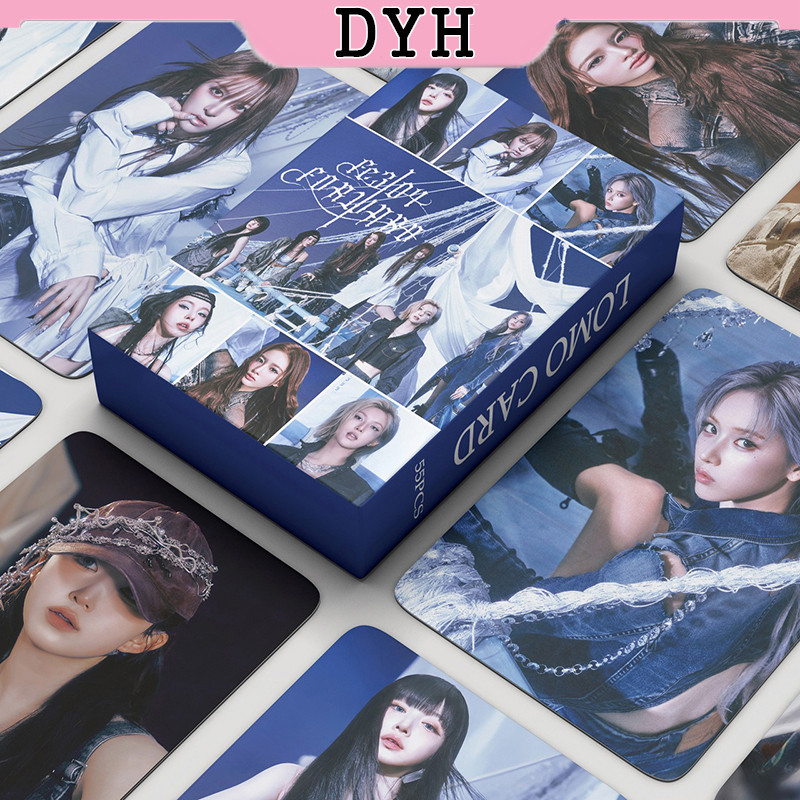 55 ชิ้น/กล่อง NMIXX Photocard Fe3O4: FORWARD อัลบั้ม KPOP LOMO การ์ดคอลเลกชัน