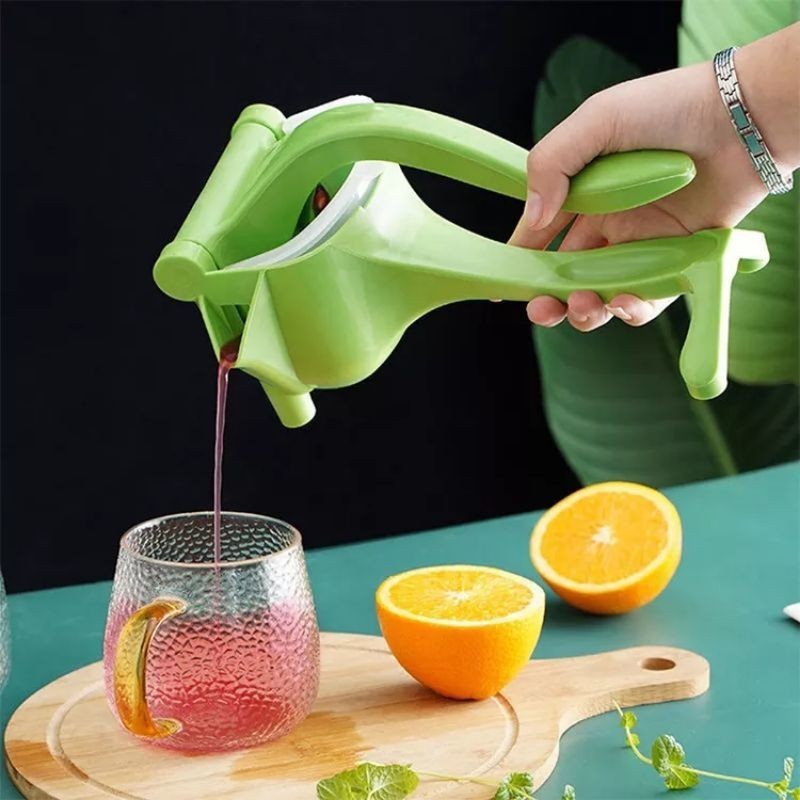 HIJAU Orange Squeezer Fruit Squeezer Lemon Squeezer Manual Juicer Press / Plastic Orange Squeezer สี