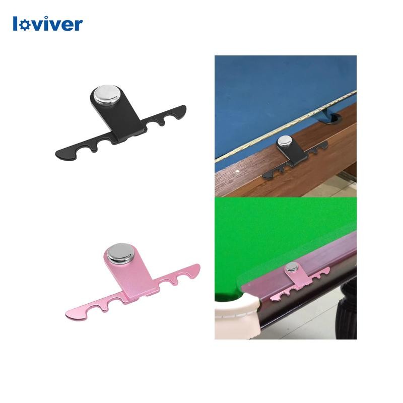 [Loviver] 4 Cue Pool Cue Holder Pool Stick Holder Professional Billiard Cue Holder Pool