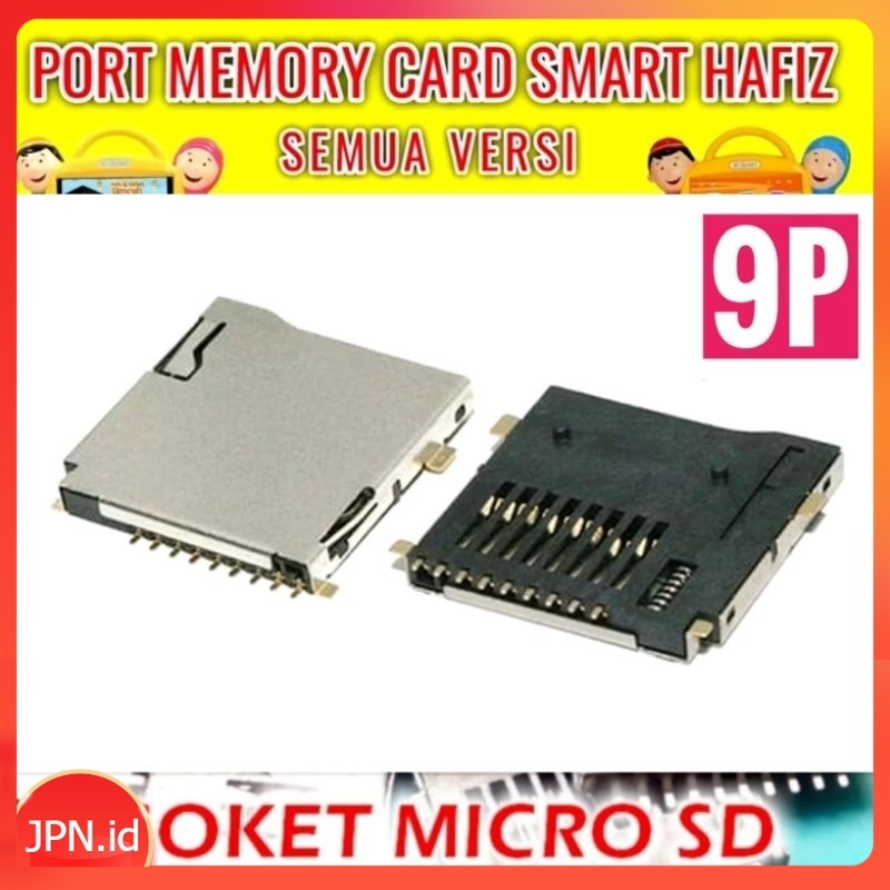 Smart Hafiz 9P SD Card Memory Hole Port Version 12345 Smarthafiz Memory Slot Port - JPN