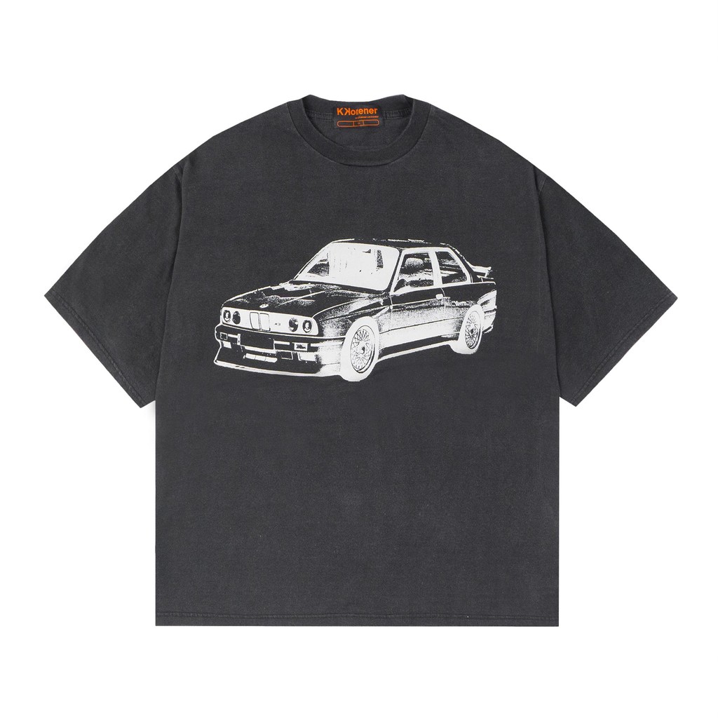 FRANK OCEAN "NOSTALGIA" OVERSIZE TSHIRT สีดํา BLEACH
