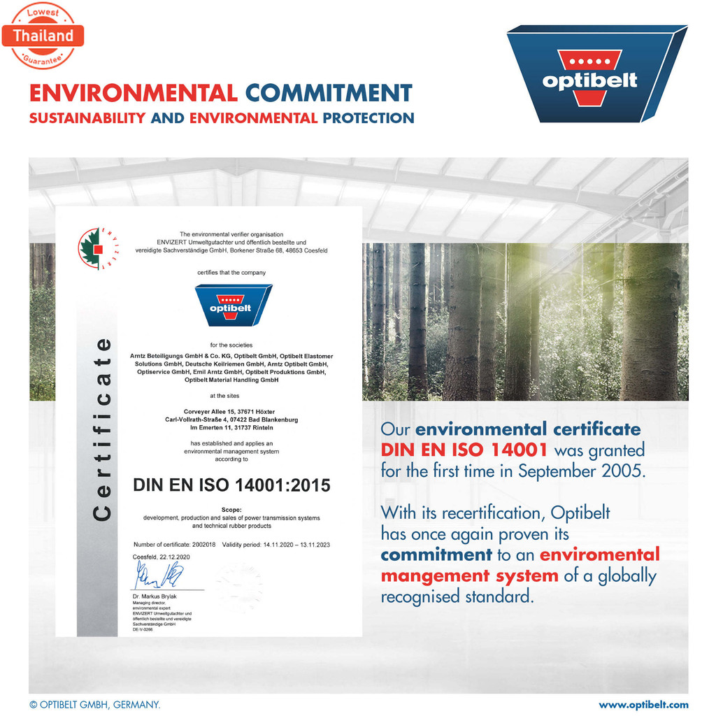 OPTIBELT  V-BELT P/N 9.5X835 V10 831