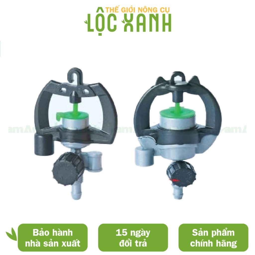 หัวฉีดชลประทานพร้อมวาล์ว CV92 CV94 1.5 มม. คอ 2.5 มม. เชื่อมต่อ 6-8 มม. ชลประทานแบบสปริงเกลอร์ 360 อ