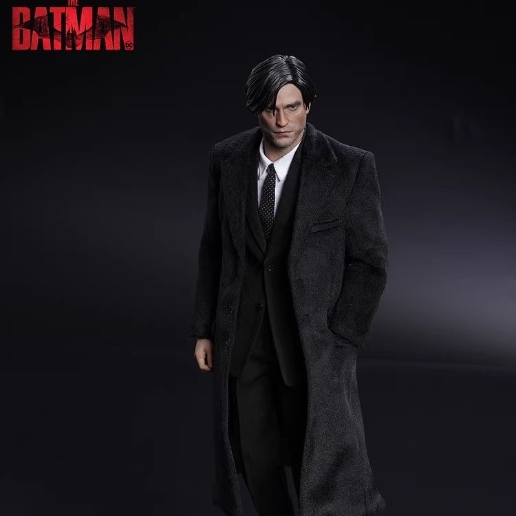 ใหม่ของแท้ inart The Batman Bruce Wayne ใหม่แบทแมน1/6 Robert pattinson ตุ๊กตาของเล่นของสะสมรูปปั้น