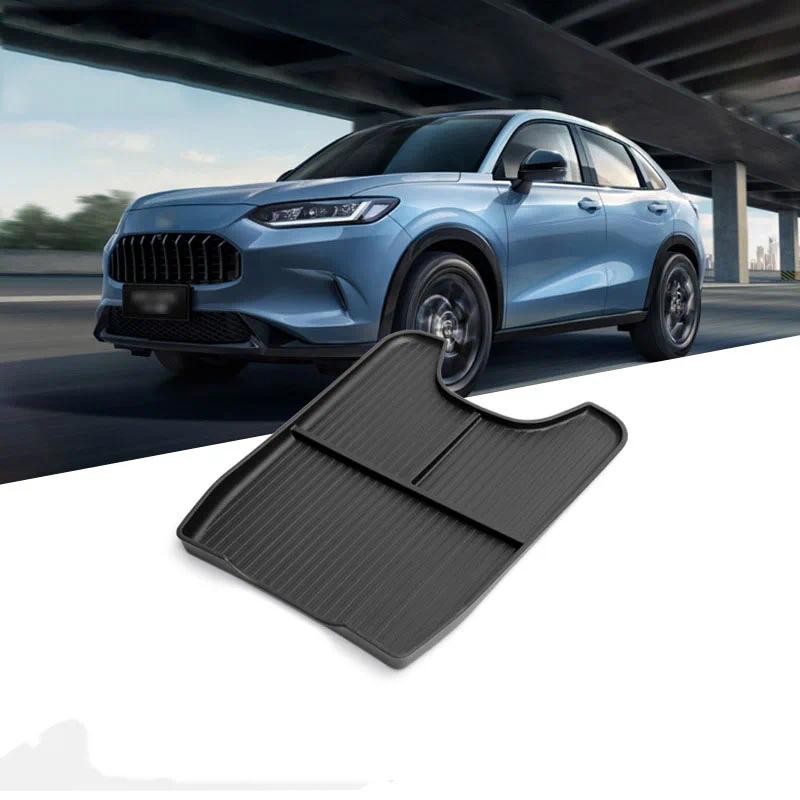 สําหรับ Honda HRV ZRV 2023-2024 TPE รถคอนโซลกลาง Lower ถาดจัดเก็บกรณีอุปกรณ์เสริมอัตโนมัติ