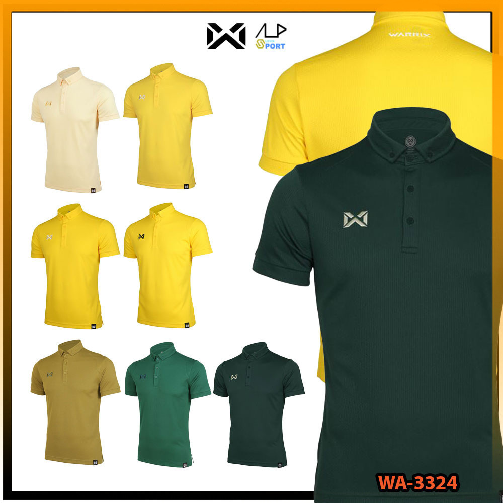 💥ลดโหดเหมือนโกรธใคร!💥 SP เสื้อโปโล warrix วอริกซ์ รุ่น BUBBLE WA-3324 WA3324 WA-PLA024 S2 แท้ 100
