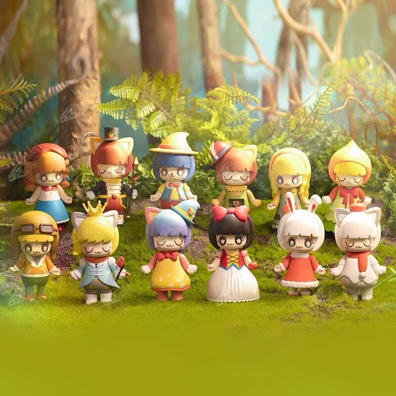 Kimmy & Miki Fairy Tale Series ตอนที่2ของตกแต่งเดสก์ท็อปของขวัญสาวๆของตกแต่งกล่องตาบอด