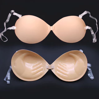 บราปีกนก เสริมฟองน้ำดันดูม หนา 3 cm. กาวแน่น กันน้ำ ทนเหงื่อ ใส่แล้วอกดูม อกสวยสุดๆจ้าาา แถมฟรีสายใส!!