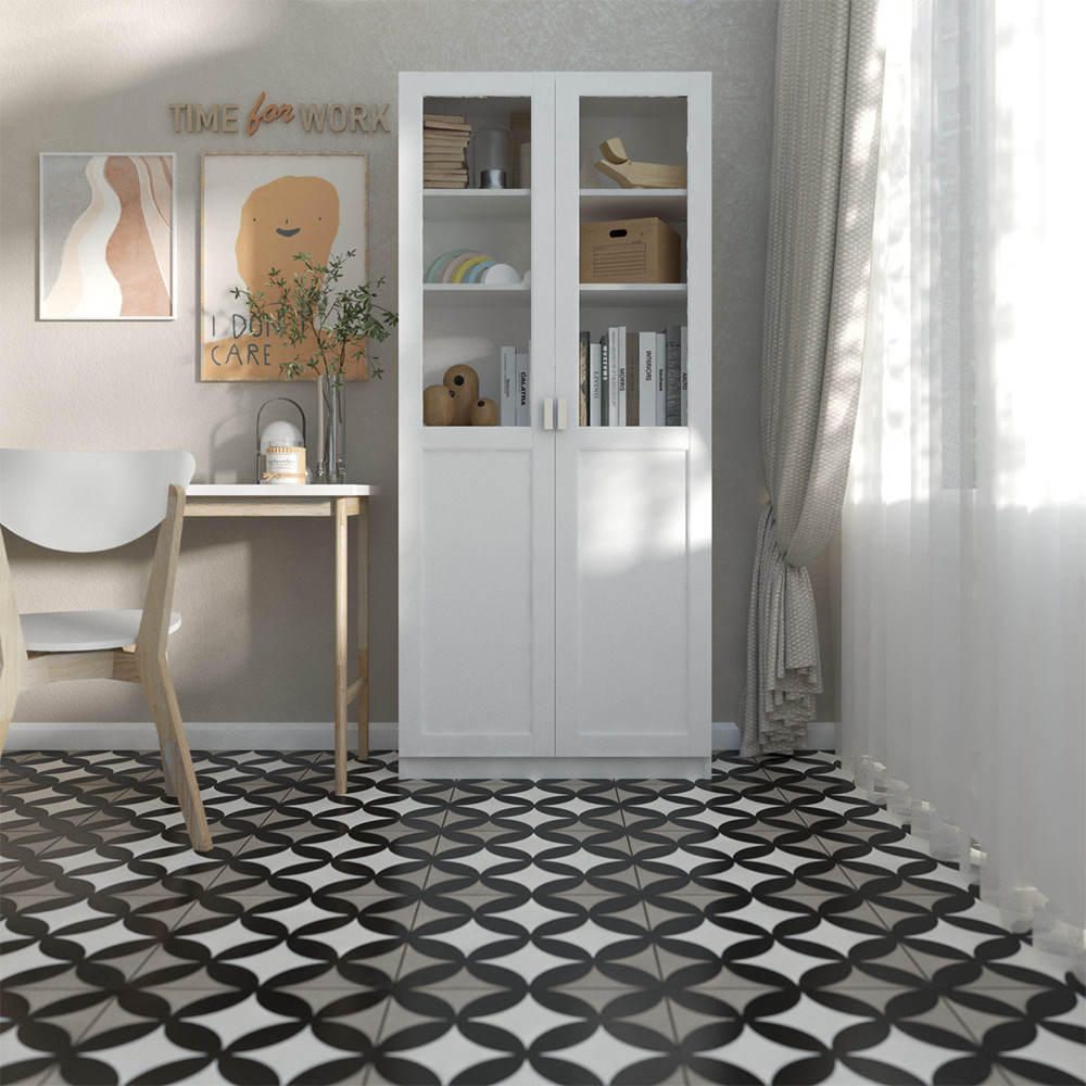 Koncept Furniture ตู้สูง KC-PLAY รุ่น JOBIO สีขาว (80x37x180 ซม.)  แบรนด์ KONCEPT FURNITURE