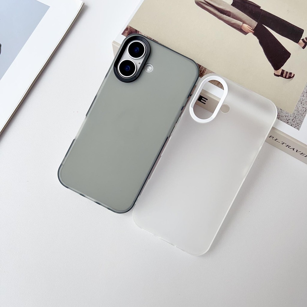 หรูหรา Ultra Thin Matte Soft Case สําหรับ iPhone 17 16 15 14 Plus 13 12 11 Pro X XR XS Max โปร่งแสง Clear Slim กันกระแทก