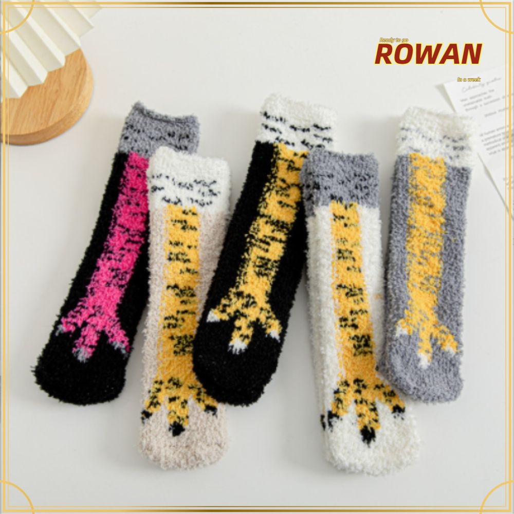 Rowans ถุงเท้าขาไก่การ์ตูนแปลกใหม่ตลกสําหรับเด็ก